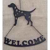 DALMATIAN WELCOME SIGN